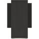Arena 70 LED 6.3 inch Black Outdoor Wall Mount